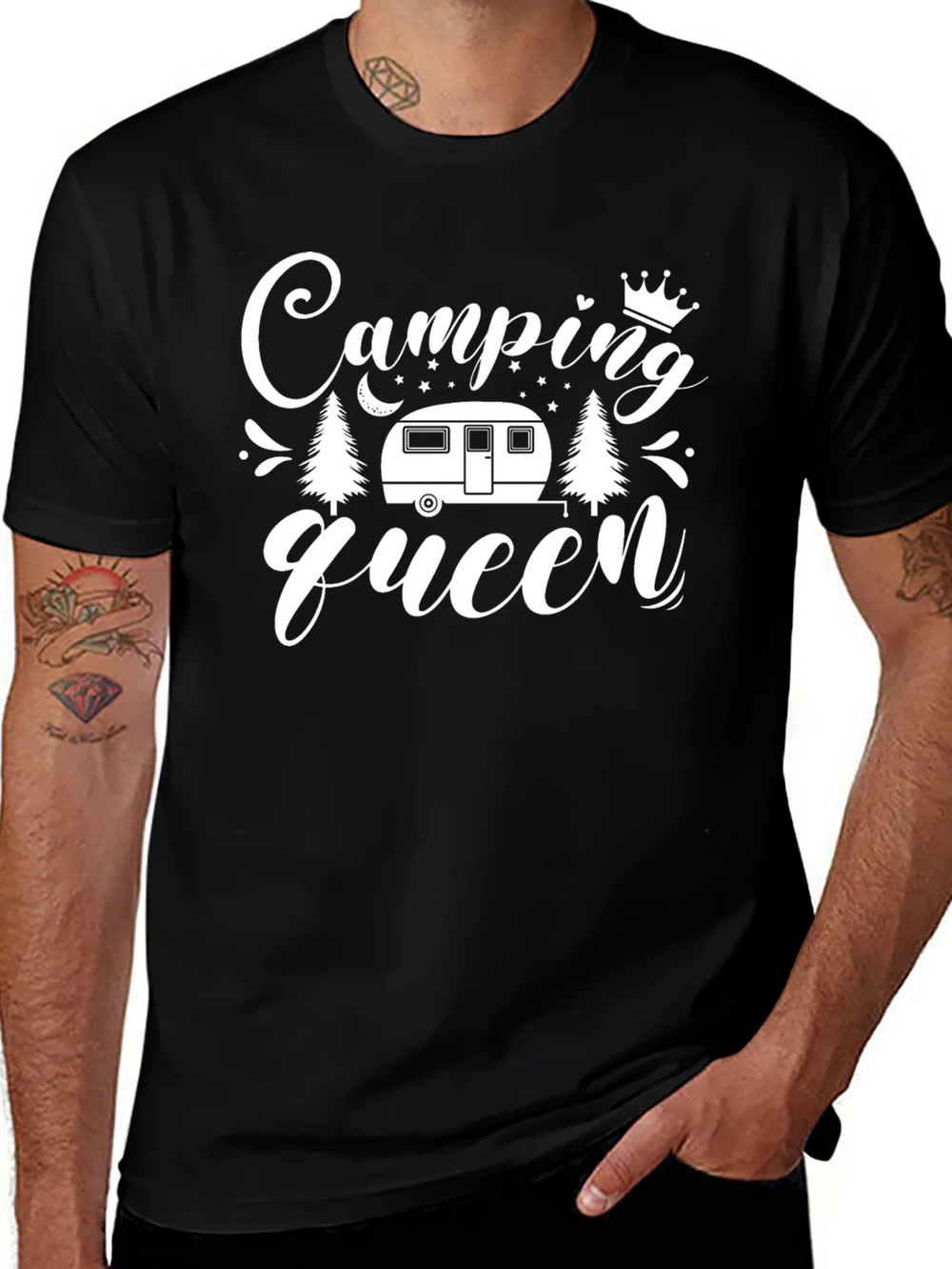 Camping Queen Graphic Tee