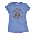 Easily Distracted By Chocolate Bunnies Women's T Shirt product image 1