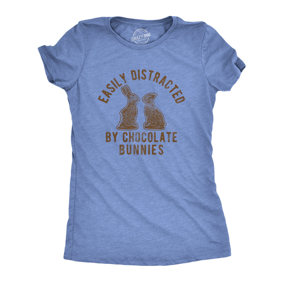 Easily Distracted By Chocolate Bunnies Women's T Shirt product image 1