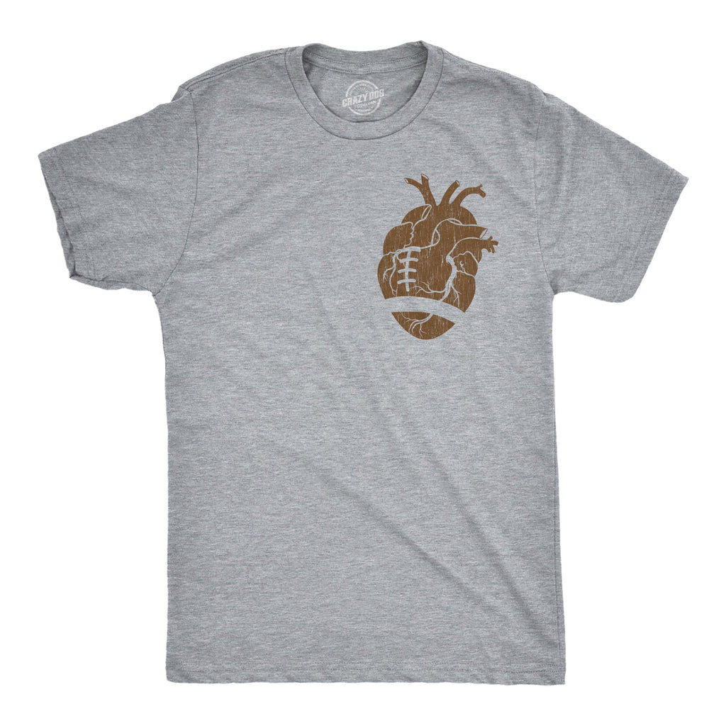 Football Heart Men's T Shirt product image 1