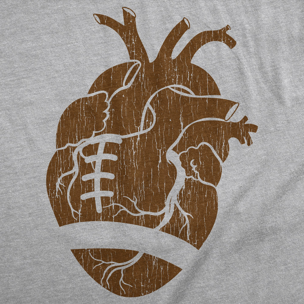 Football Heart Men's T Shirt product image 2