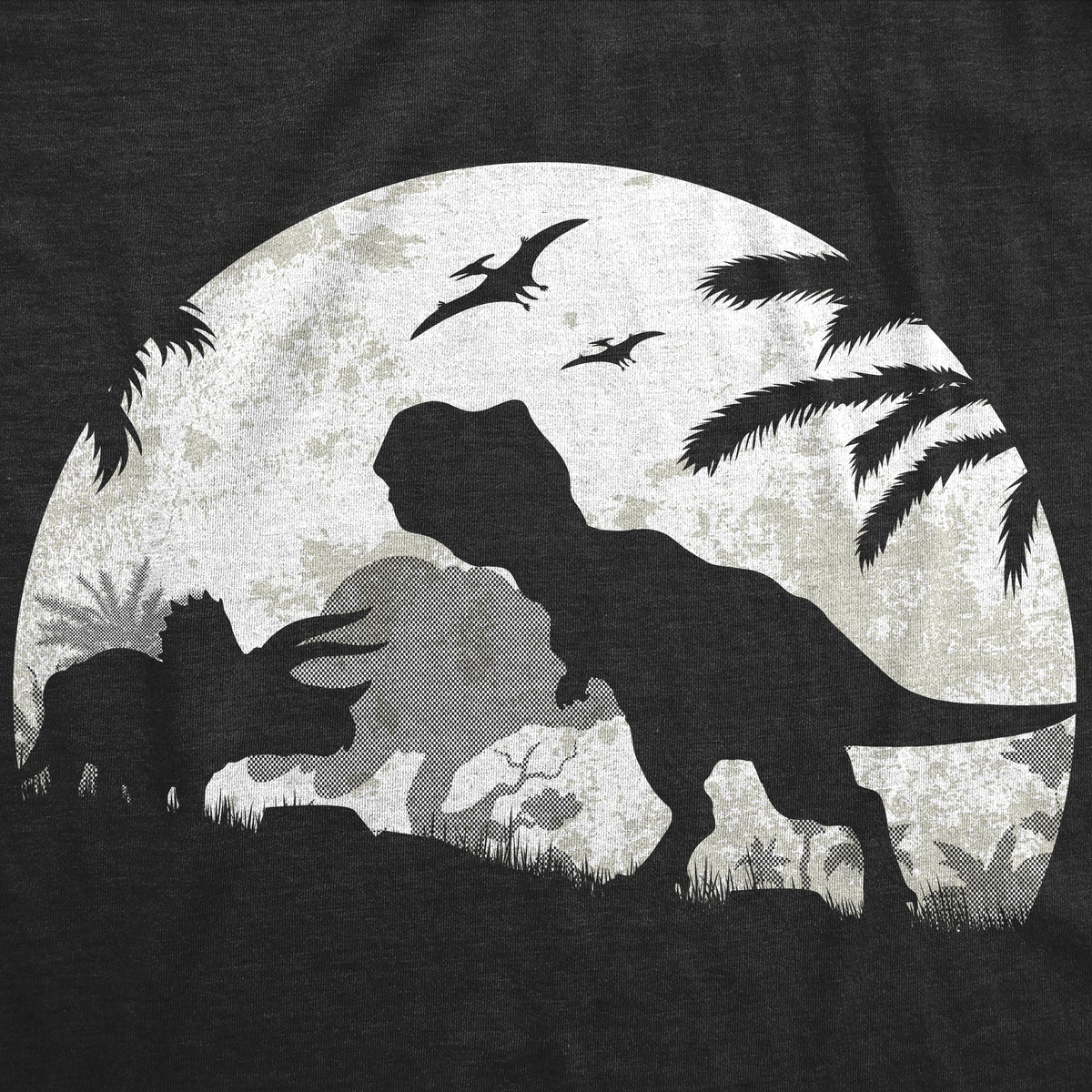 Moonlight Dinos Men's T Shirt product image 3