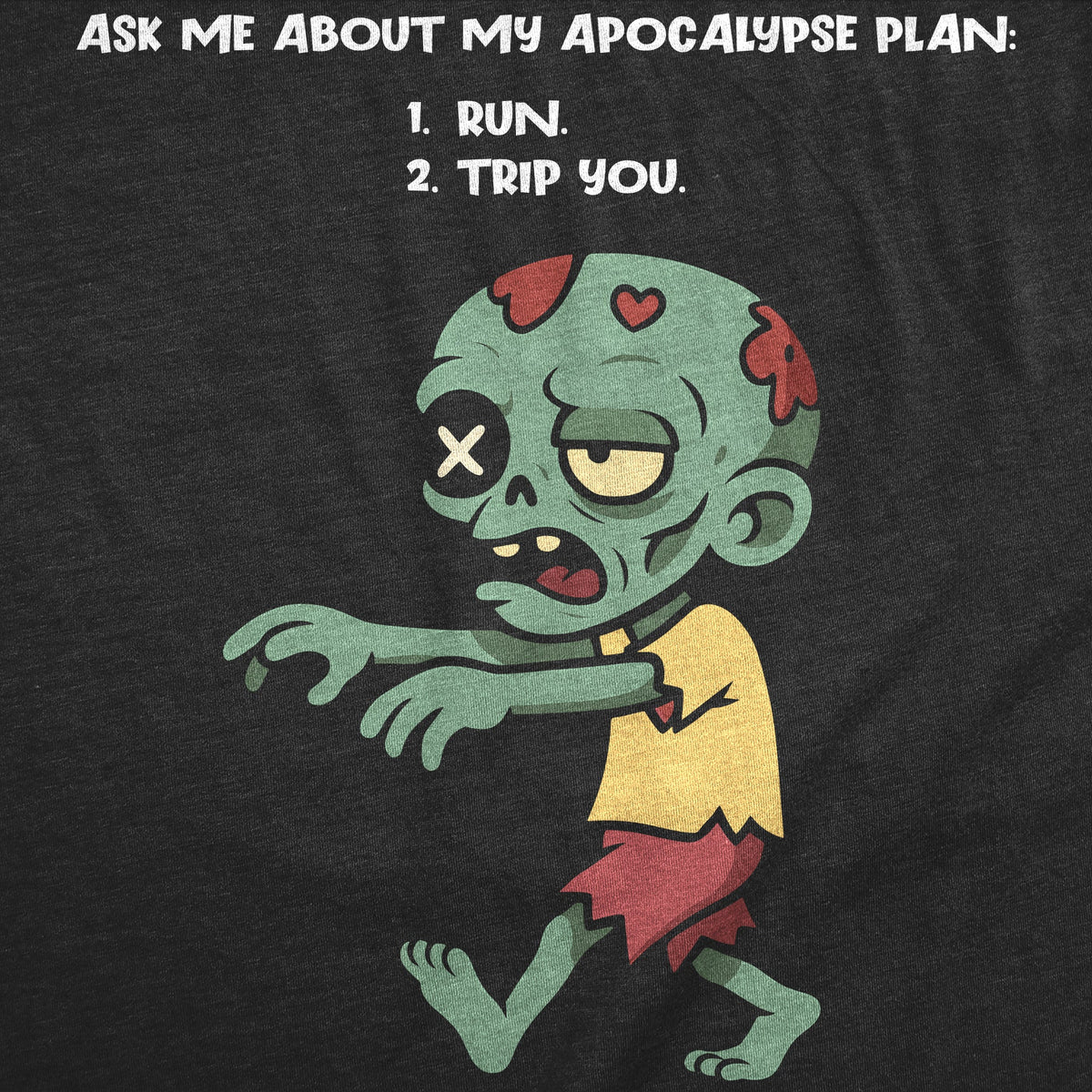 Ask Me About My Apocalypse Plan Men's T Shirt product image 2