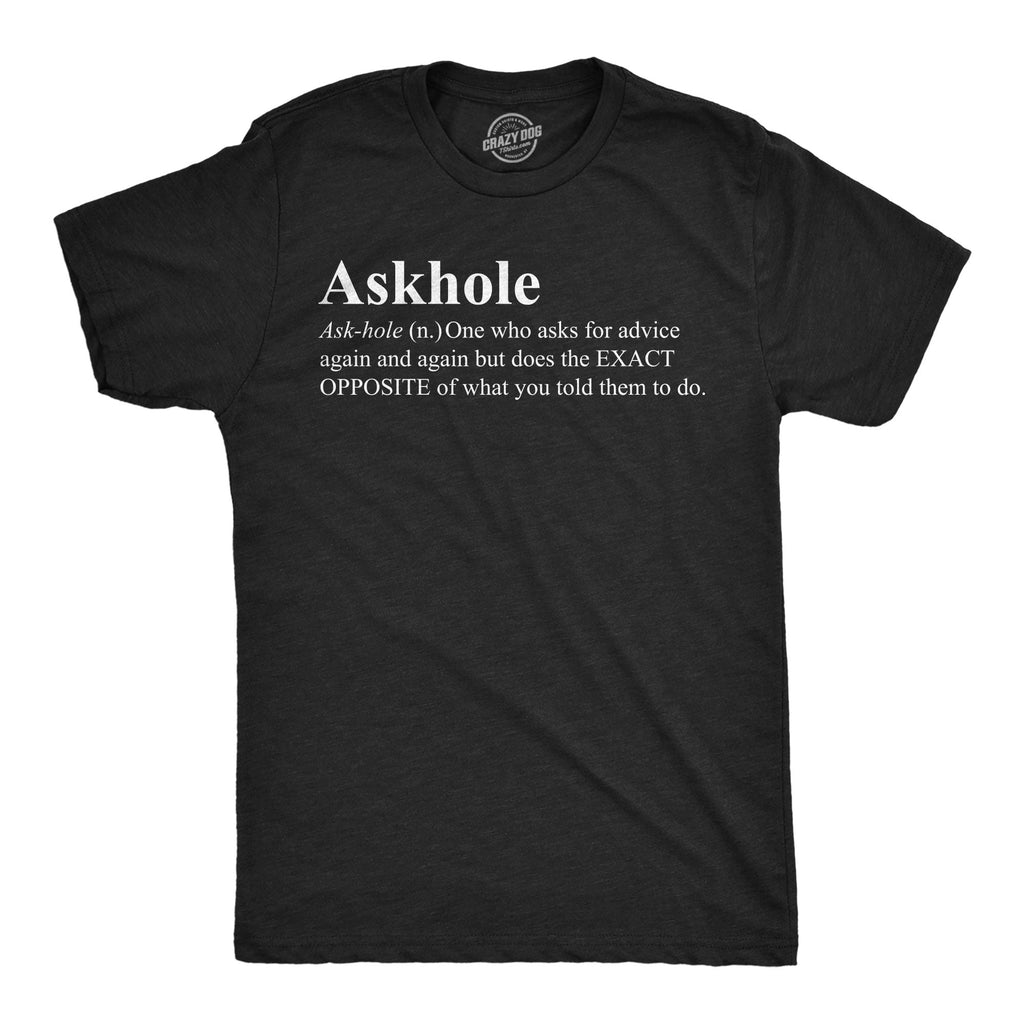 Askhole Definition Men's T Shirt product image 1