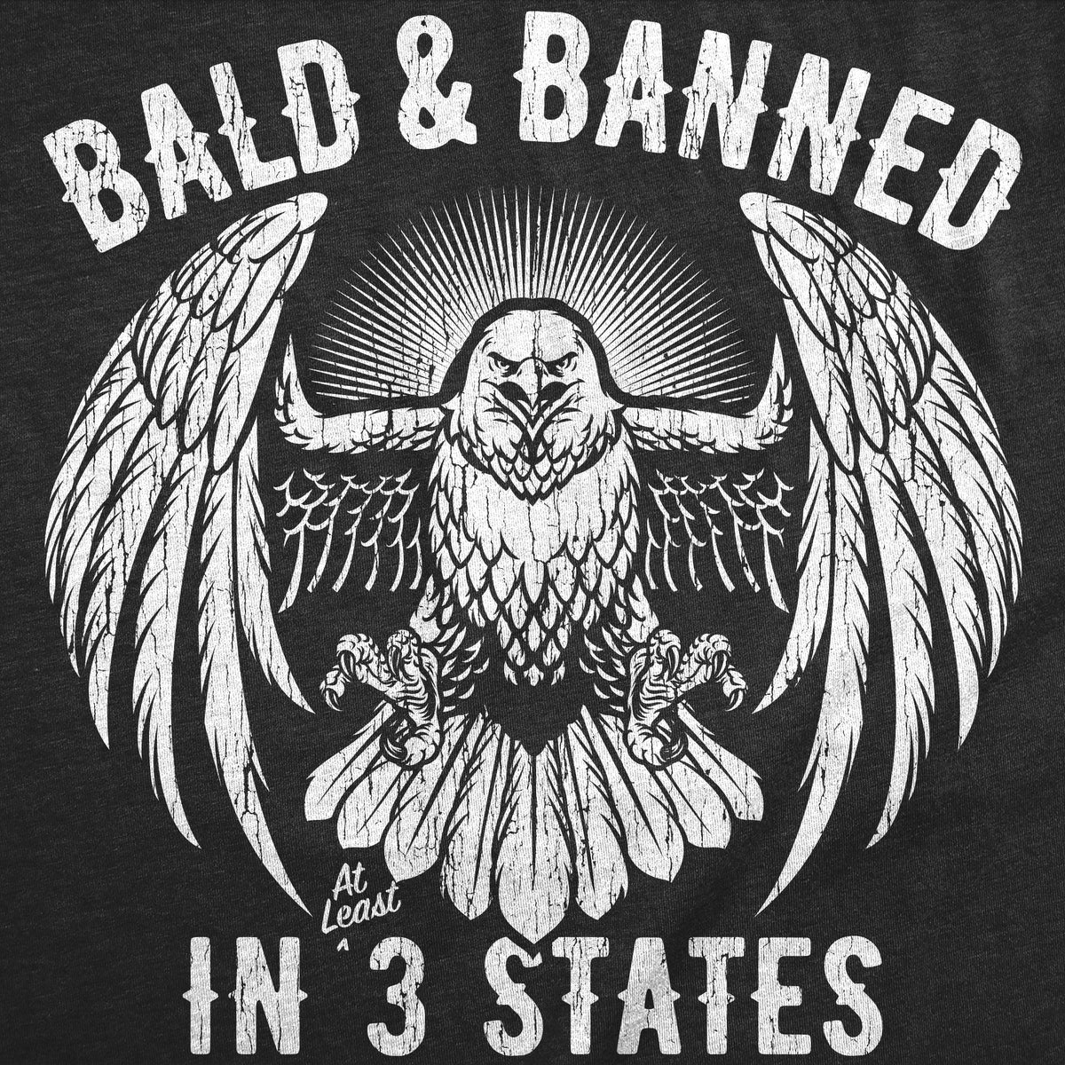 Bald And Banned In 3 States Men's T Shirt product image 2