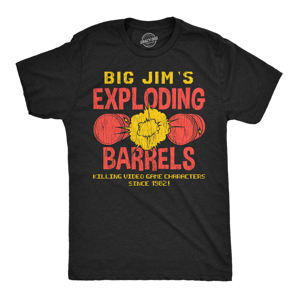 Big Jims Exploding Barrels Men's T Shirt product image 1