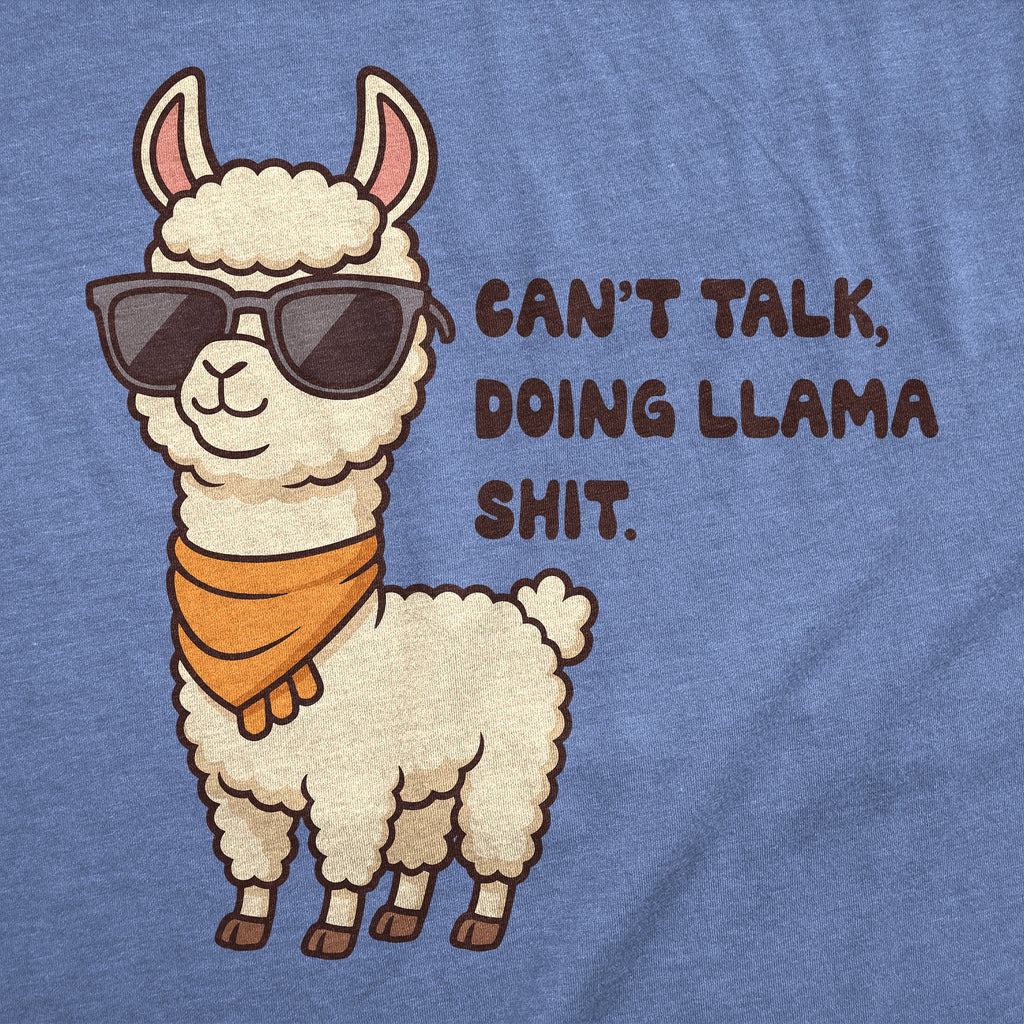 Cant Talk Doing Llama Shit Women's T Shirt product image 2