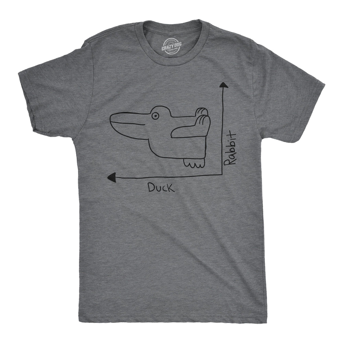 Duck Rabbit Graph Men's T Shirt product image 1