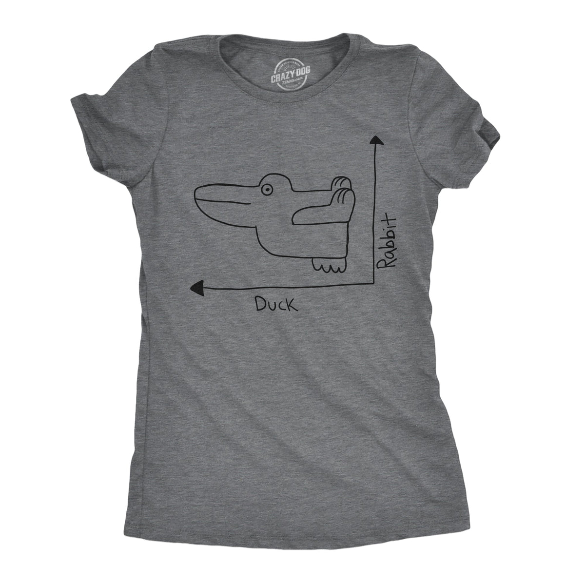 Duck Rabbit Graph Women's T Shirt product image 1