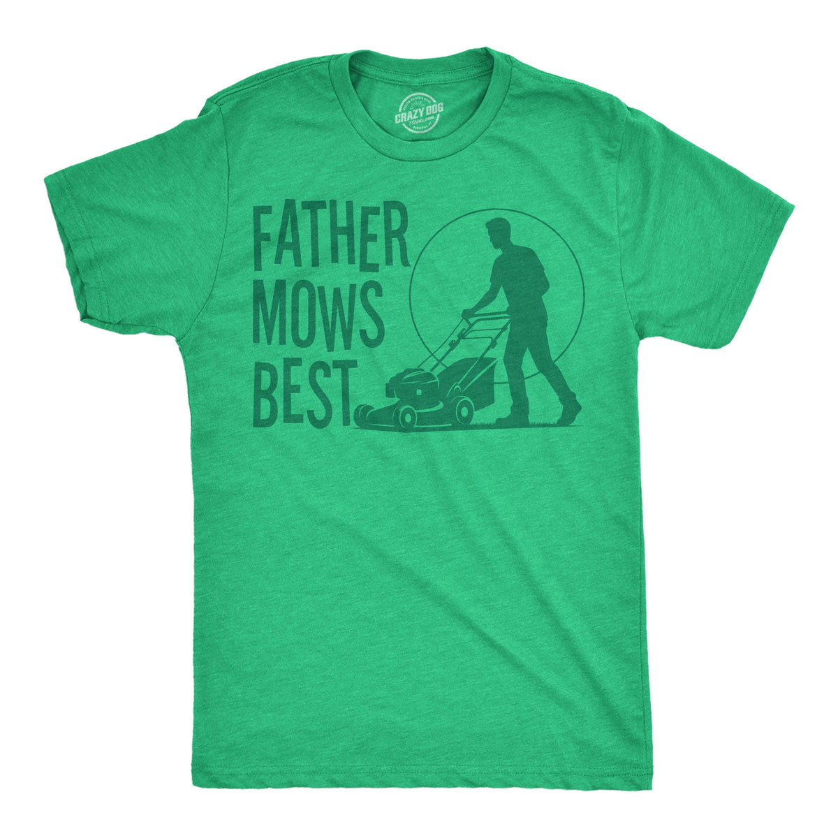 Father Mows Best Men's T Shirt product image 1