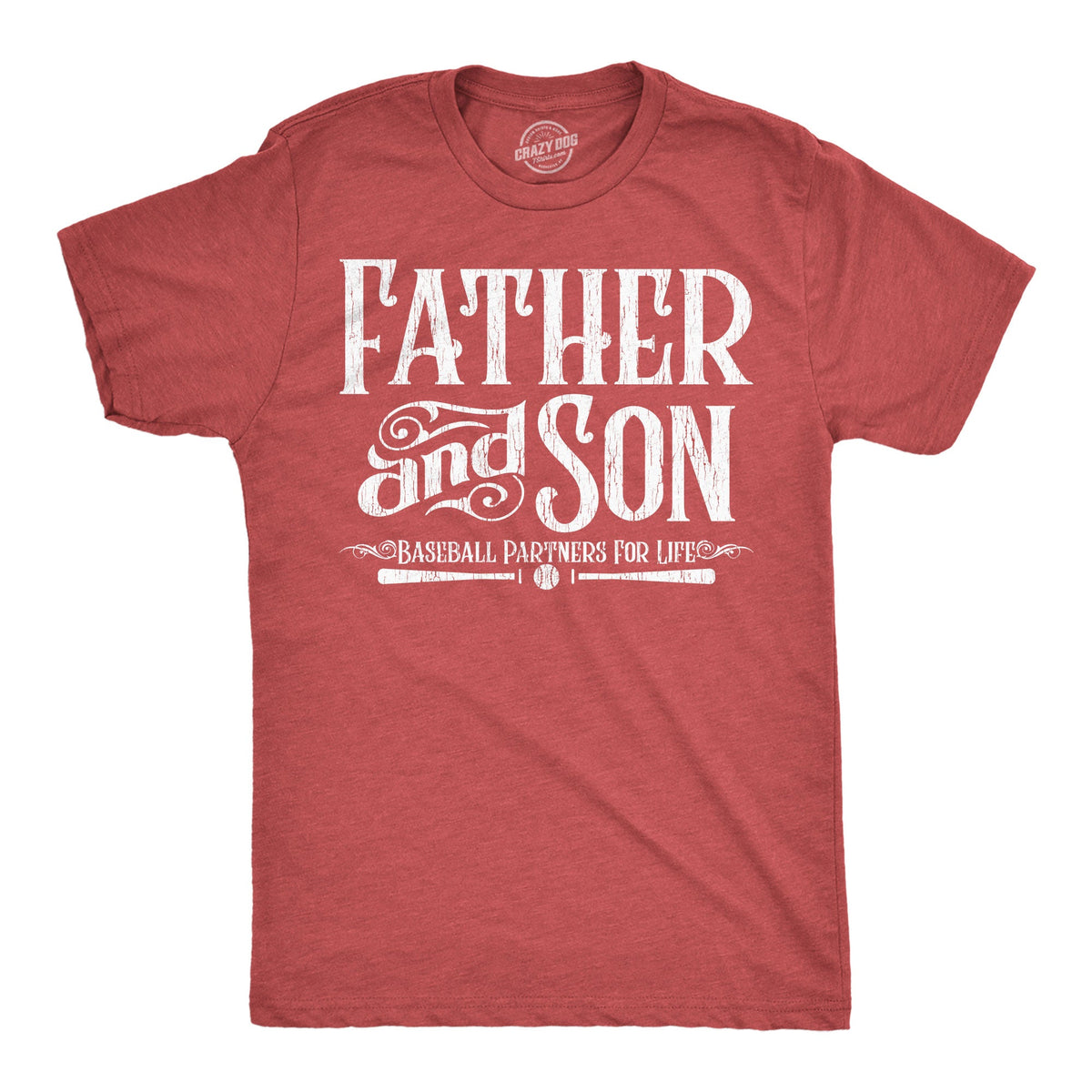 Father And Son Baseball Partners For Life Men's T Shirt product image 1
