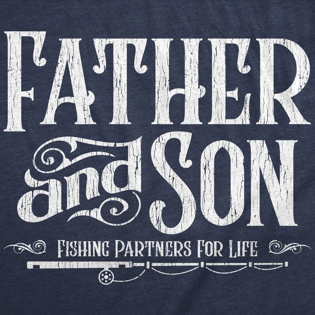 Father And Son Fishing Partners For Life Youth T Shirt product image 3