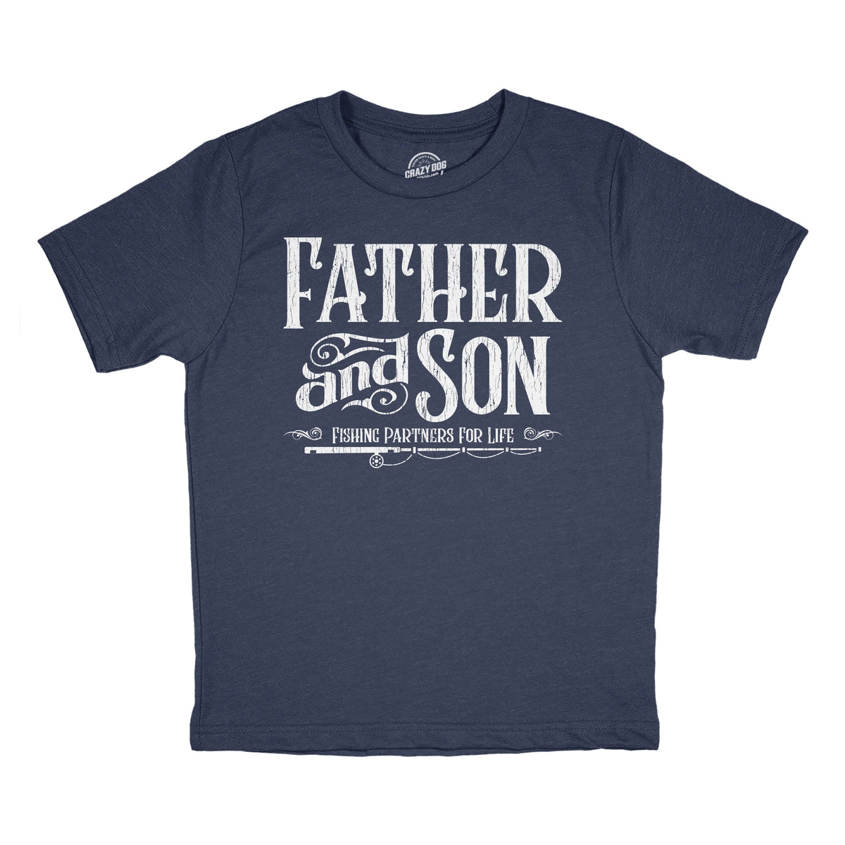 Father And Son Fishing Partners For Life Youth T Shirt product image 1