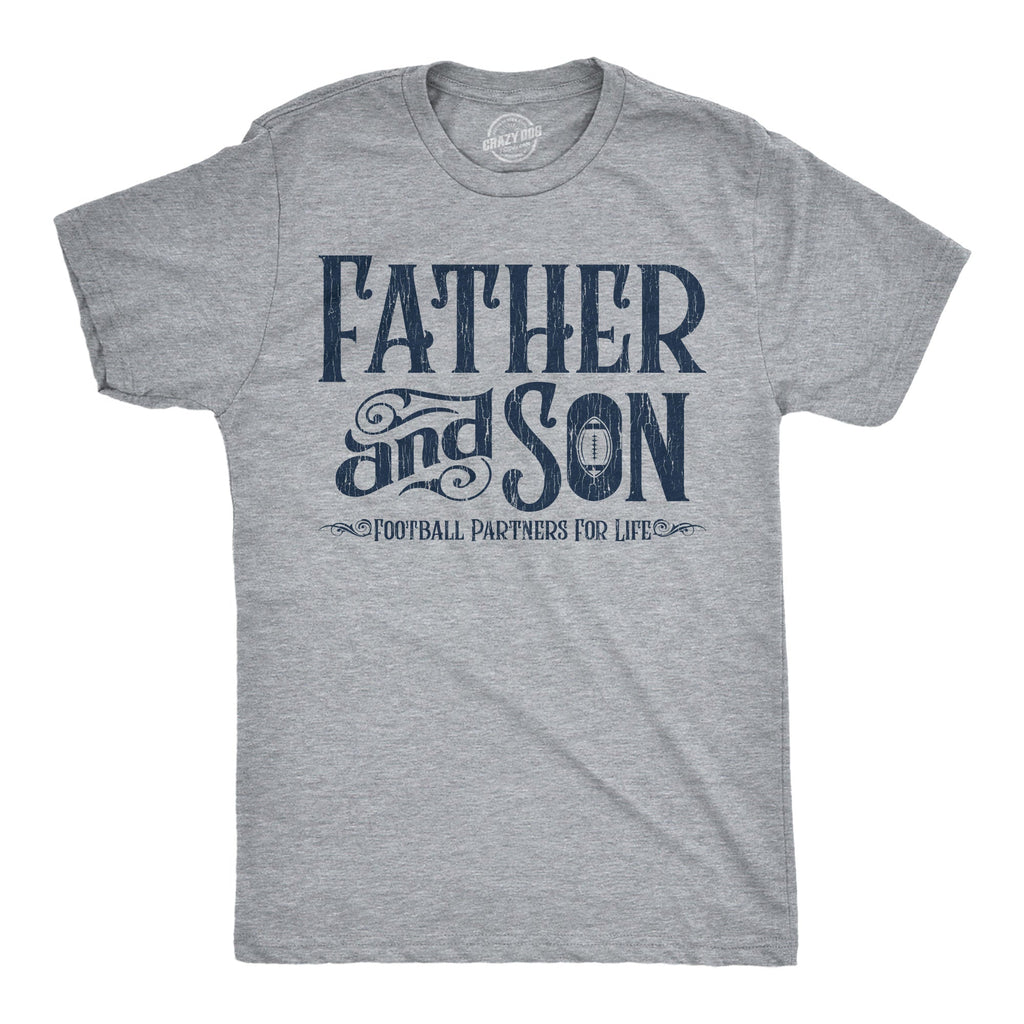 Father And Son Football Partners For Life Men's T Shirt product image 1