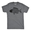 Fish Made Of Text Men's T Shirt product image 1