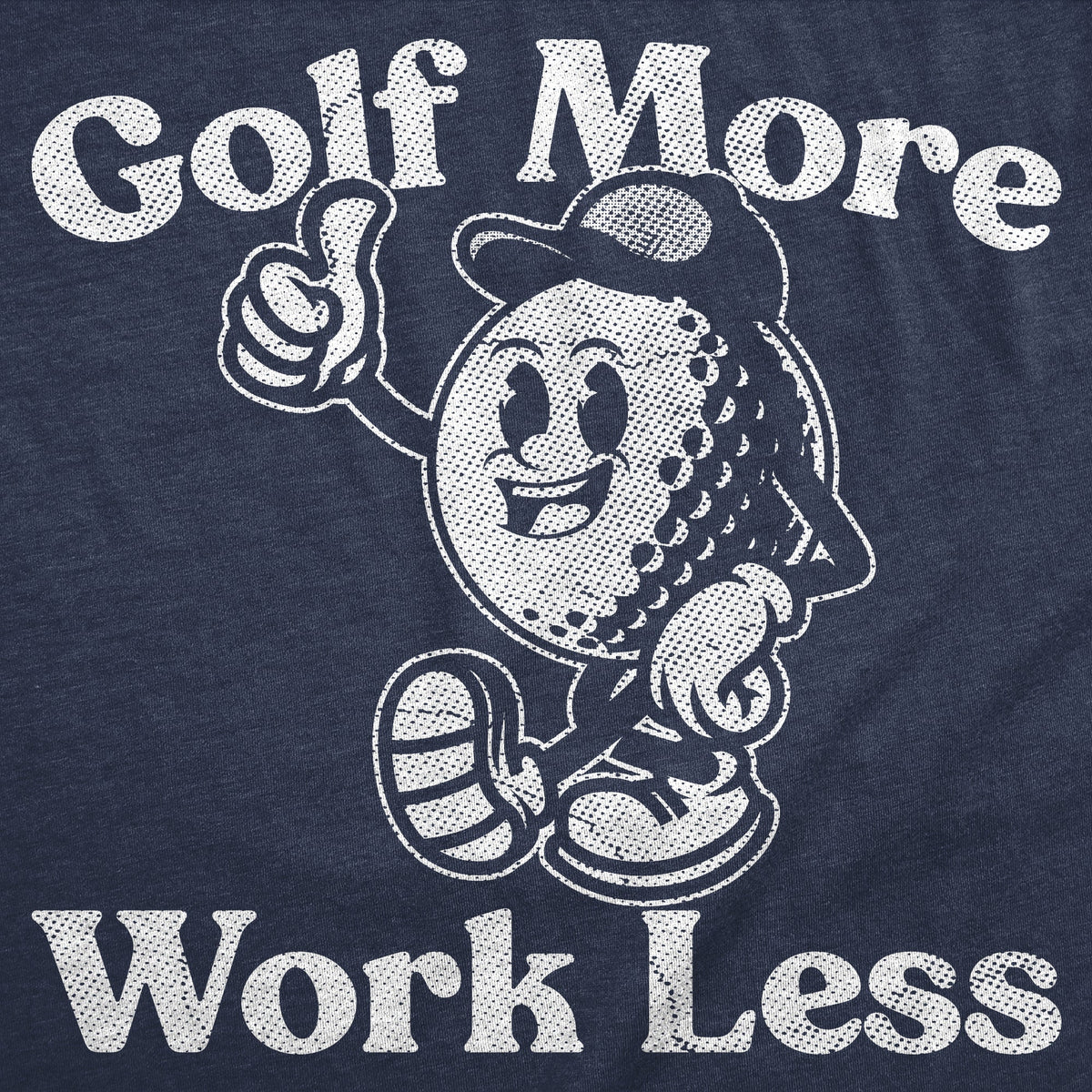 Golf More Work Less Men's T Shirt product image 2