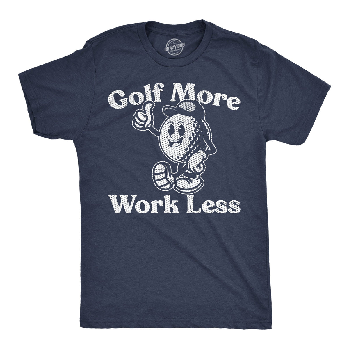 Golf More Work Less Men's T Shirt product image 1