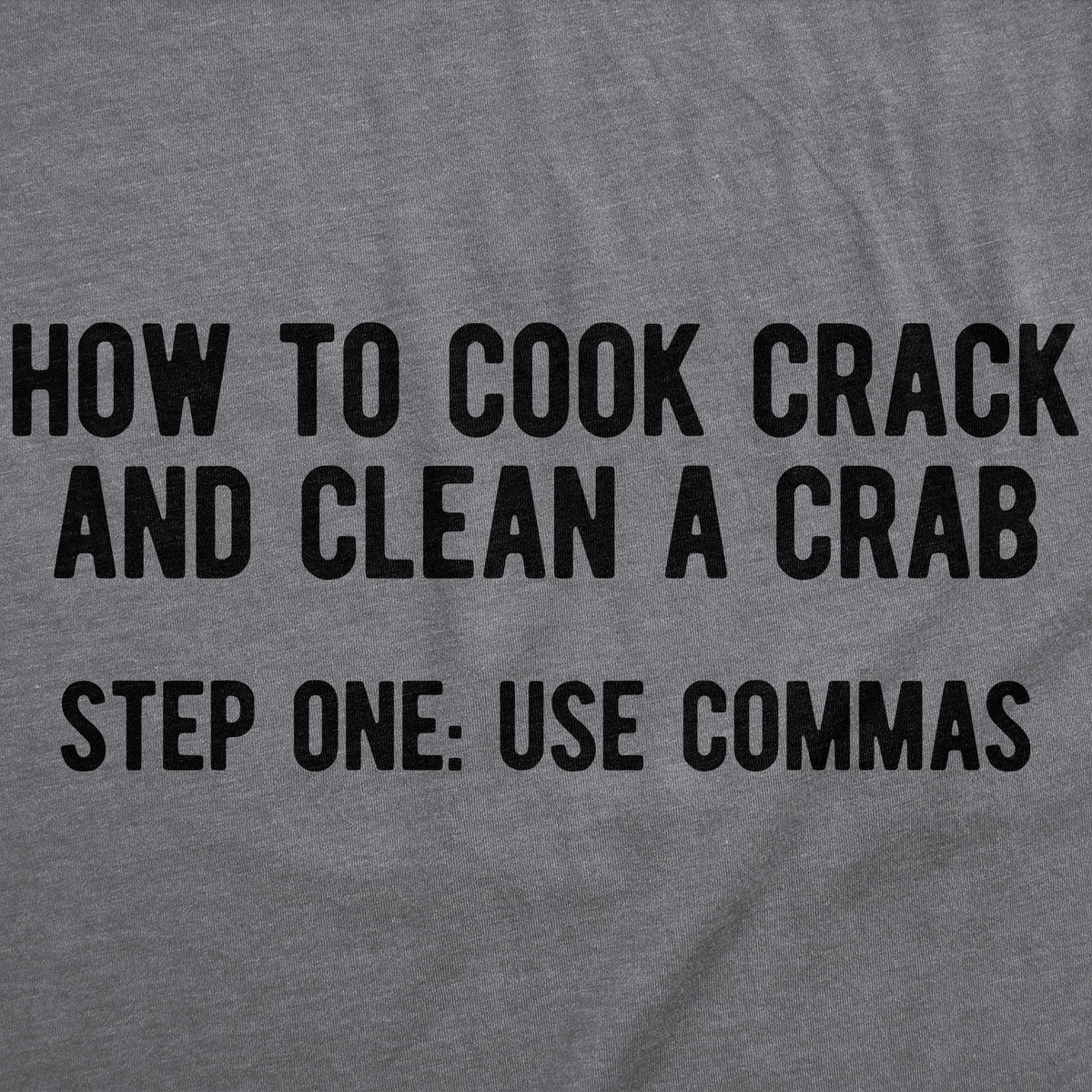 How to Cook Crack And Clean A Crab Step One Use Commas product image 2