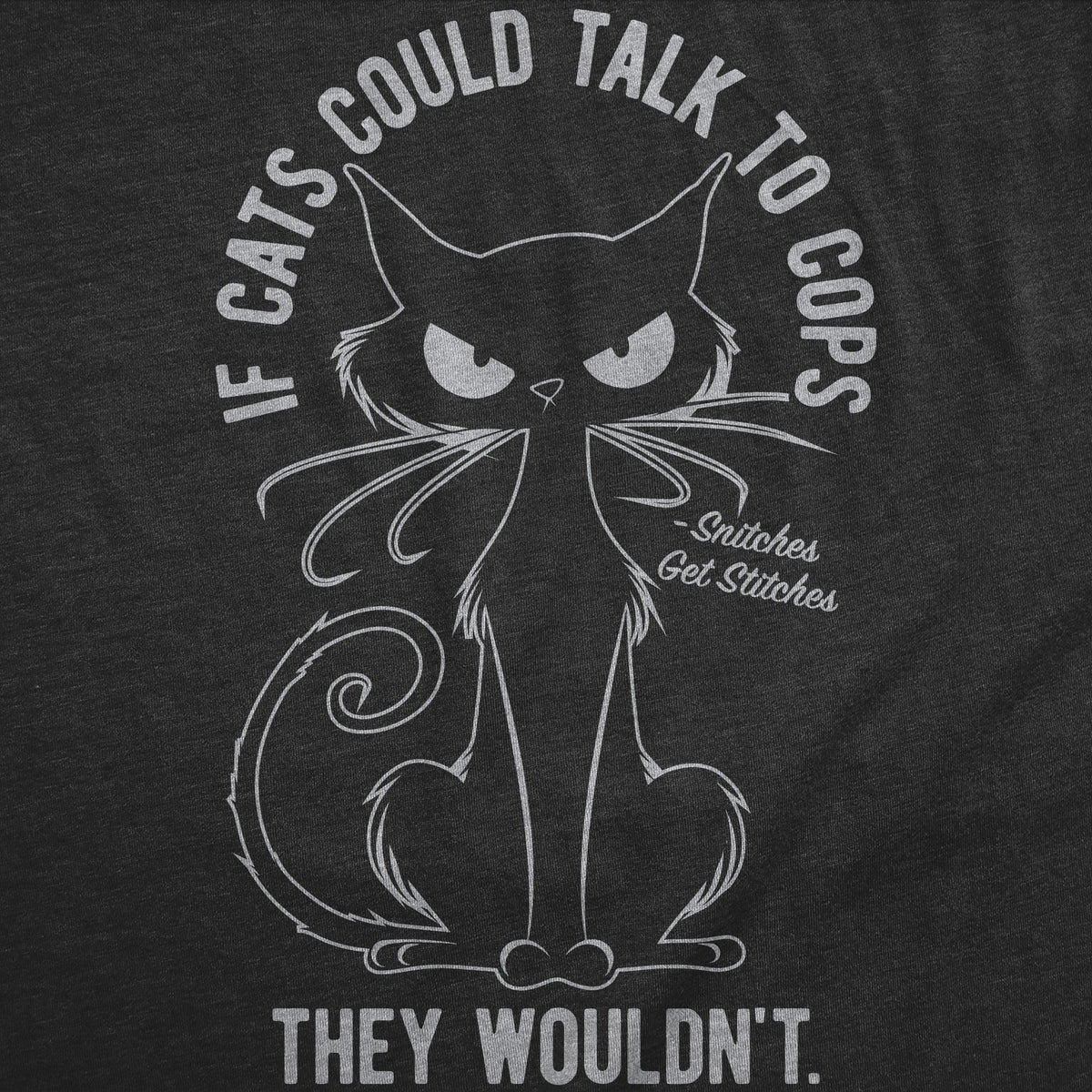 If Cats Could Talk To Cops They Wouldnt Women's T Shirt product image 2