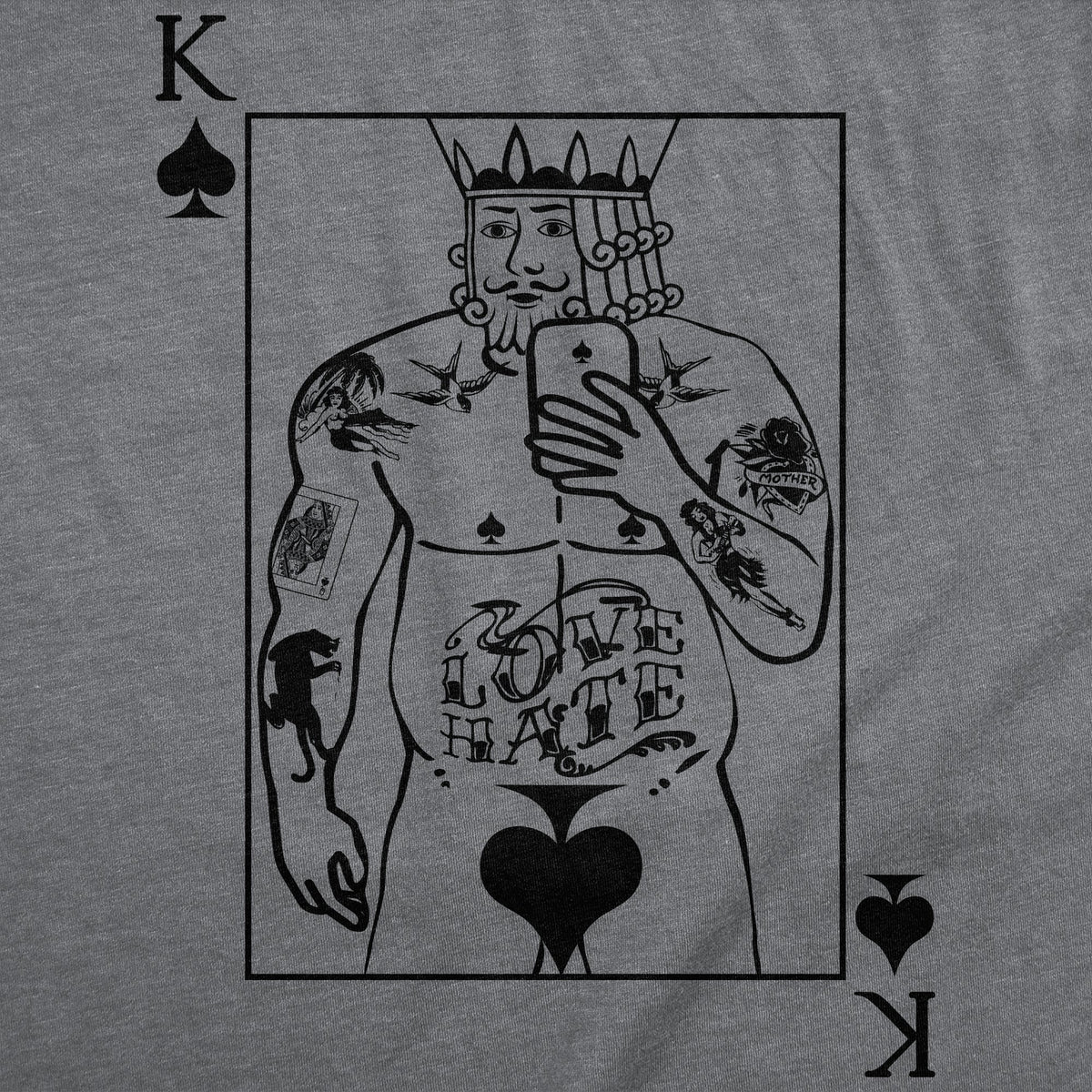 King Of Spades Men's T Shirt product image 3