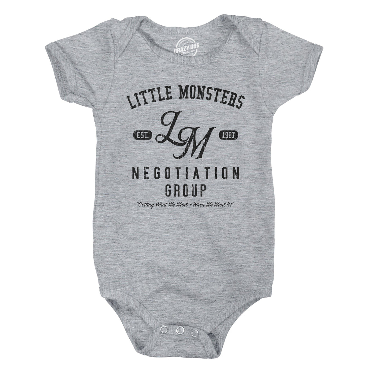 Little Monsters Negotiation Group Baby Bodysuit