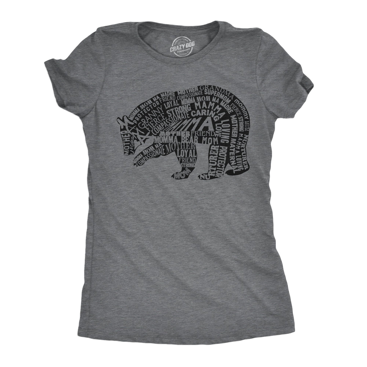Mama Bear Text Women's T Shirt product image 1