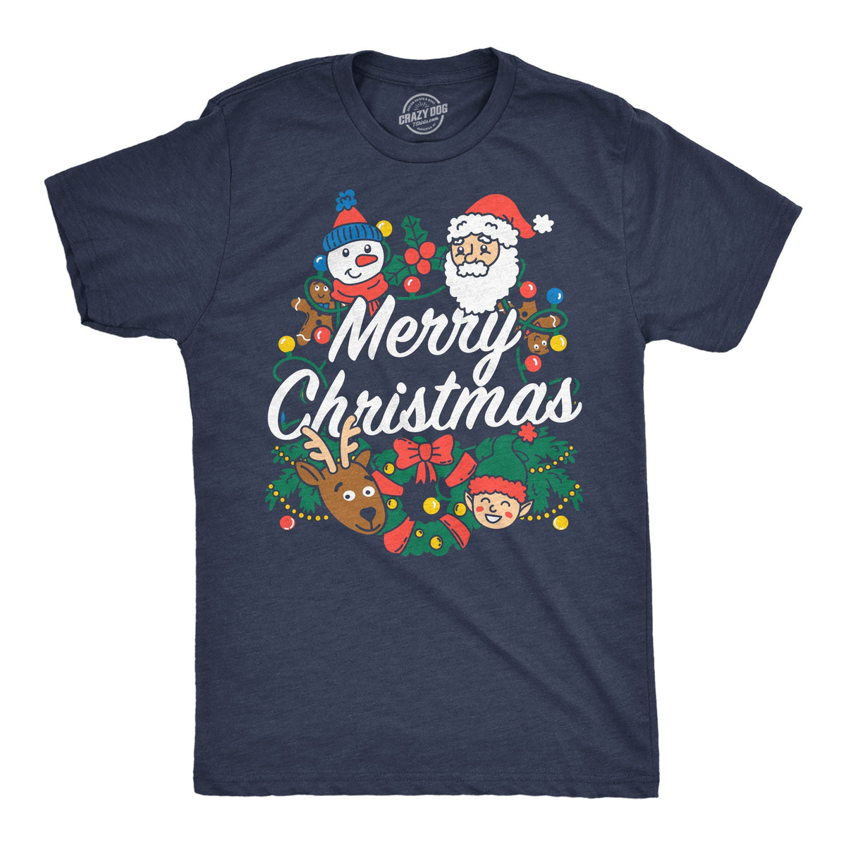 Merry Christmas Characters Men's T Shirt product image 1