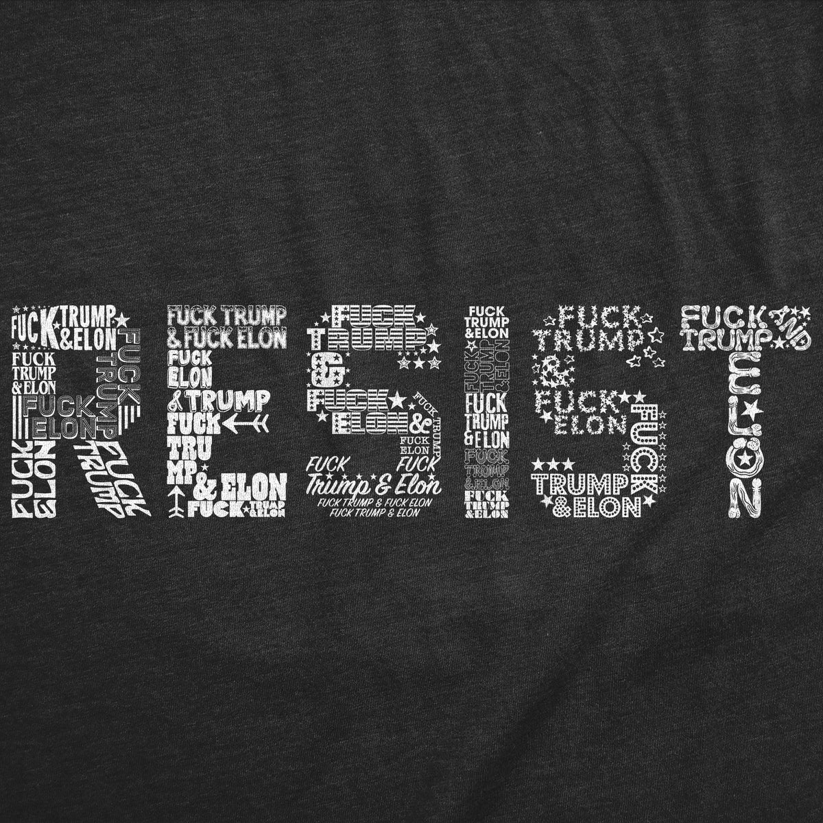 Resist Fuck Trump Elon Men's T Shirt product image 2
