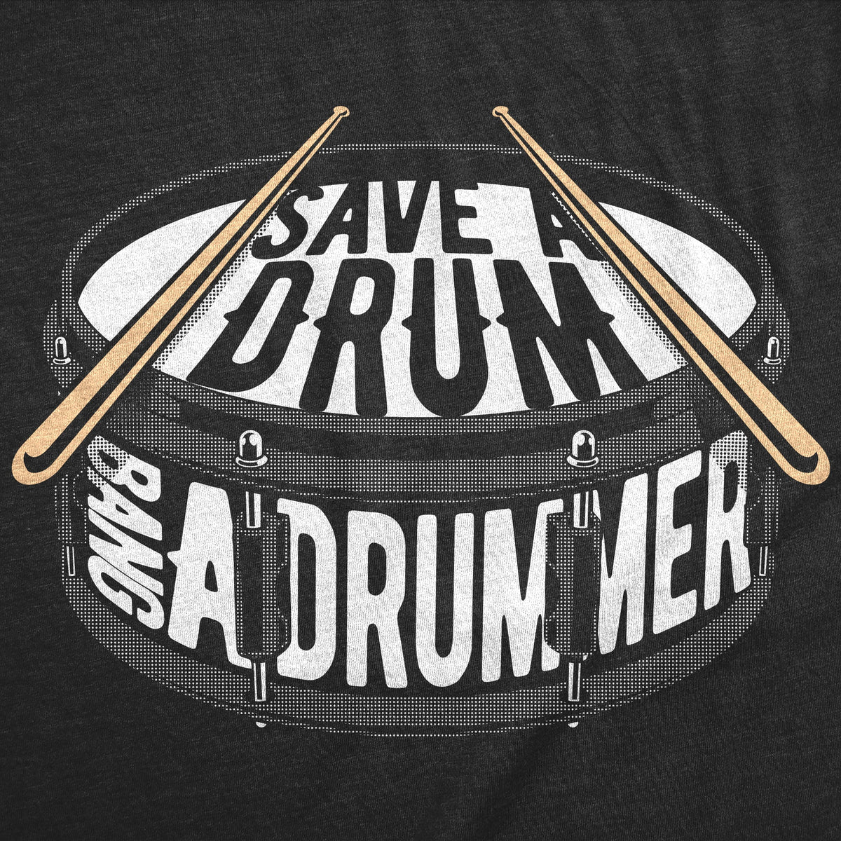 Save A Drum Bang A Drummer Women's T Shirt product image 2