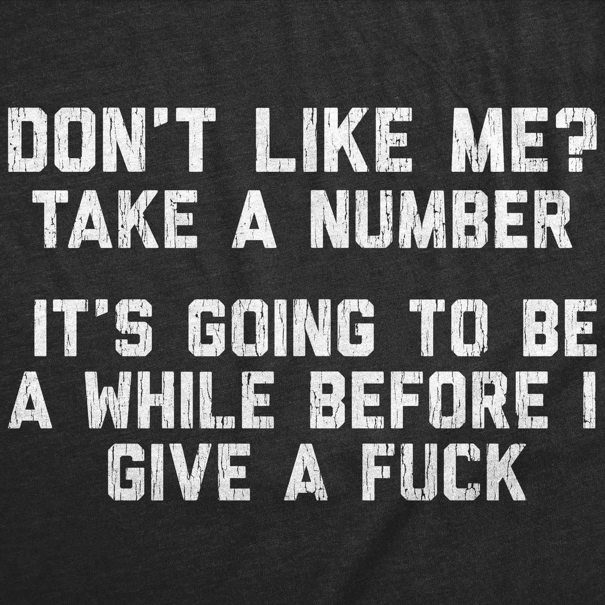 Dont Like Me Take A Number Its Going To Be A While Before I product image 2