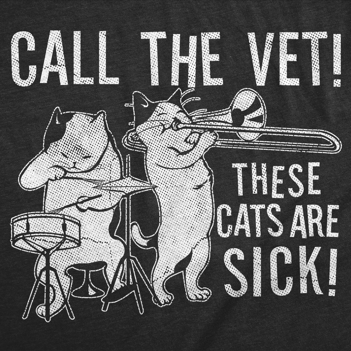 Call The Vet These Cats Are Sick Men's T Shirt product image 3