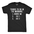 Things To Do In The Morning List Men's T Shirt product image 1