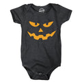 Triangle Nose Pumpkin Face Baby Bodysuit