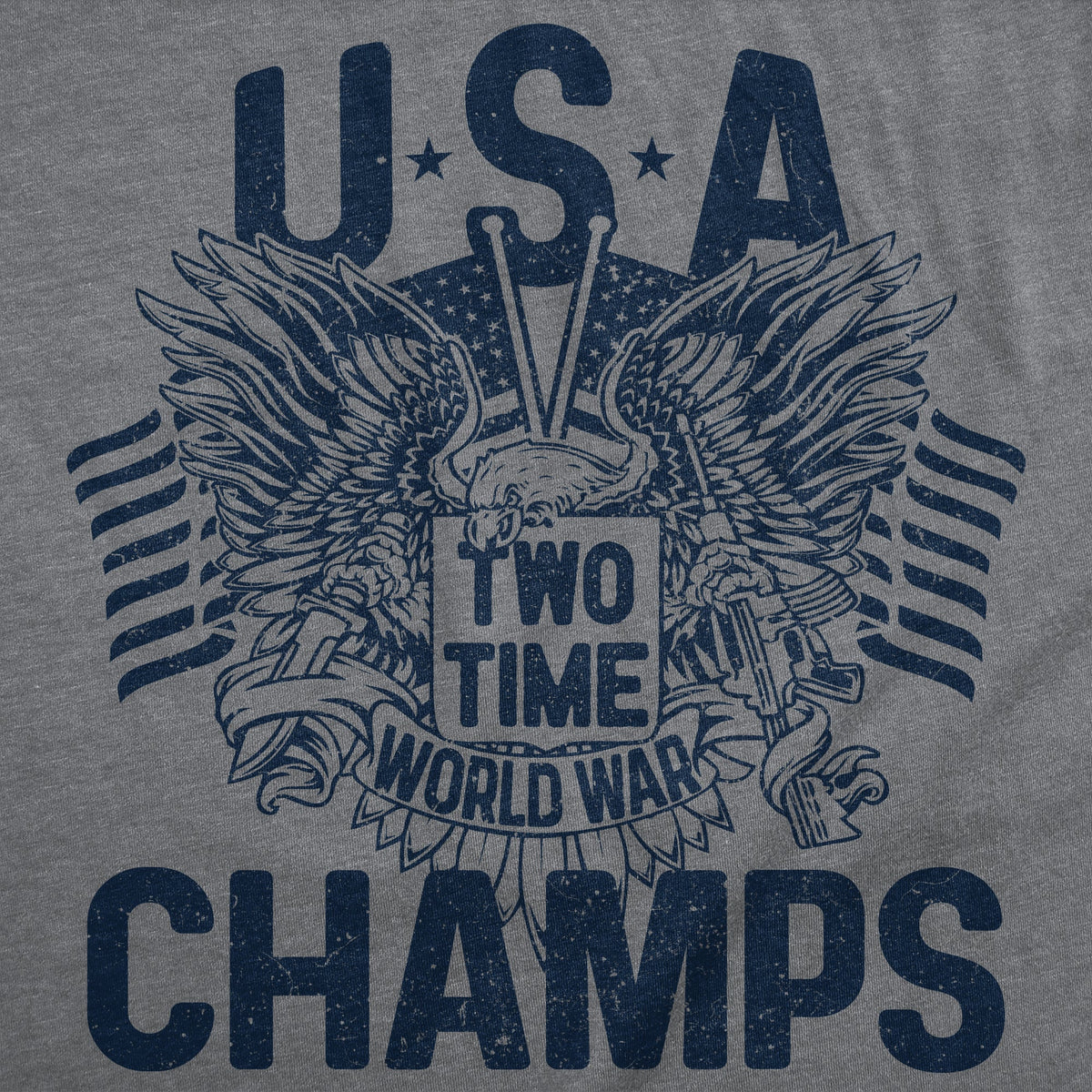 USA Two Time World War Champs Men's T Shirt product image 3