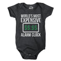 Worlds Most Expensive Alarm Clock Baby Bodysuit
