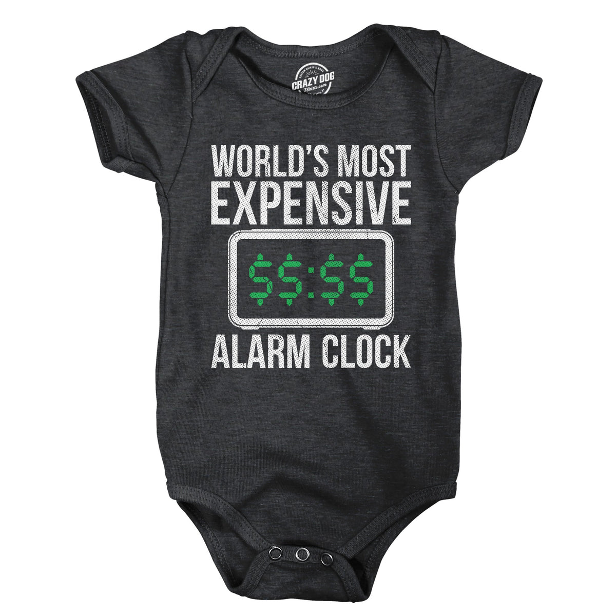 Worlds Most Expensive Alarm Clock Baby Bodysuit