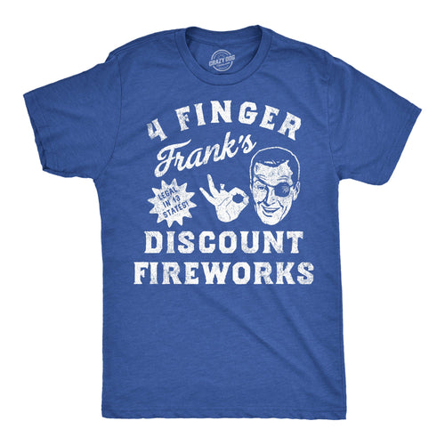 4 Finger Franks Discount Fireworks Men's T Shirt product image 1