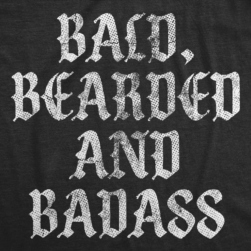 Bald Bearded And Badass Men's T Shirt product image 3