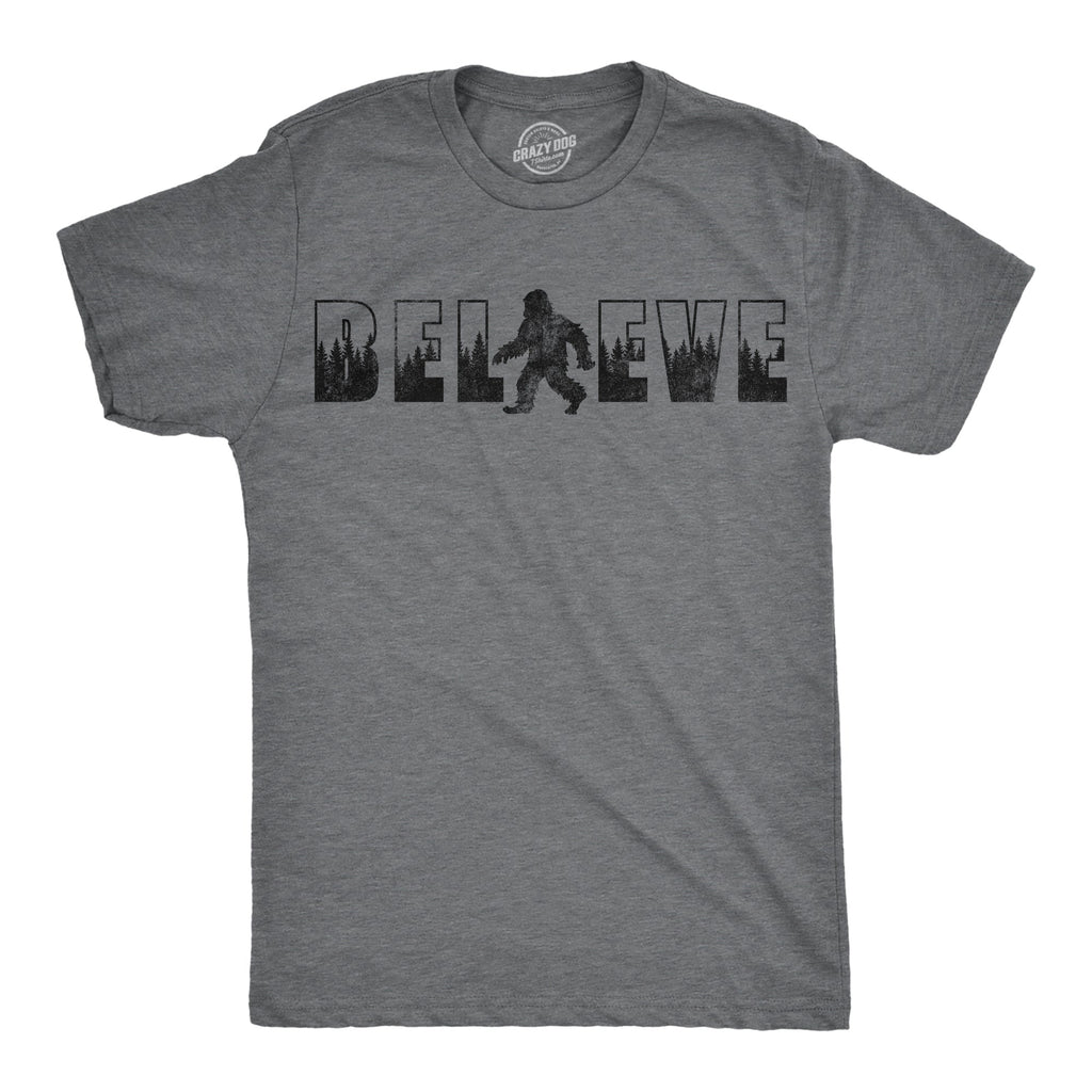 Believe Bigfoot Men's T Shirt product image 1