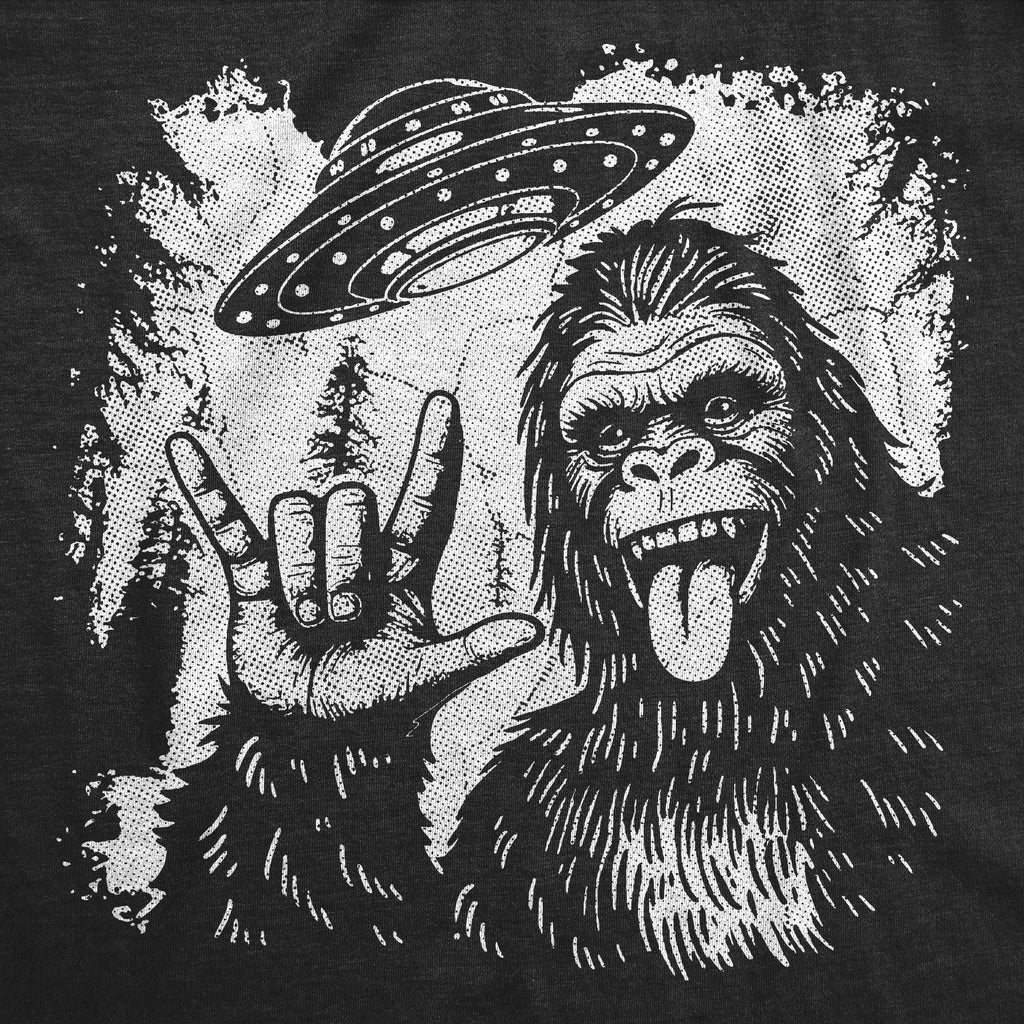 Bigfoot UFO Men's T Shirt product image 3
