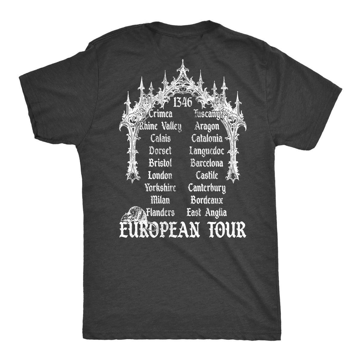 Black Death European Tour 1346 Men's T Shirt product image 2
