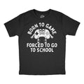 Born To Game Forced To Go To School Youth T Shirt product image 1