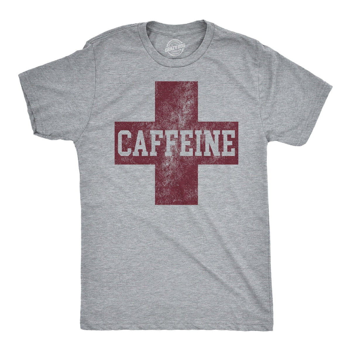Caffeine Red Cross Men's T Shirt product image 1