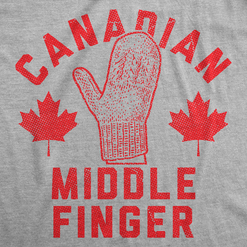 Canadian Middle Finger Men's T Shirt product image 3