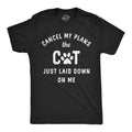 Cancel My Plans The Cat Just Laid Down On Me Men's T Shirt product image 1