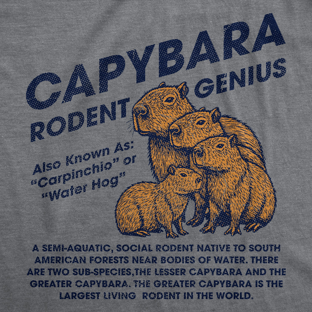 Capybara Rodent Genius Women's T Shirt product image 2