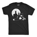 Cat Middle Finger Puppet Show Men's T Shirt product image 1