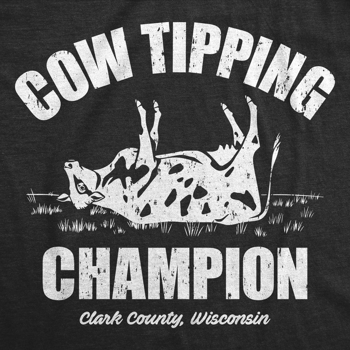 Cow Tipping Champion Men's T Shirt product image 3