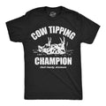 Cow Tipping Champion Men's T Shirt product image 1