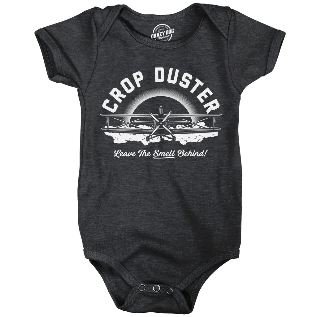 Crop Duster Airplane Leave the Smell Behind Baby Bodysuit